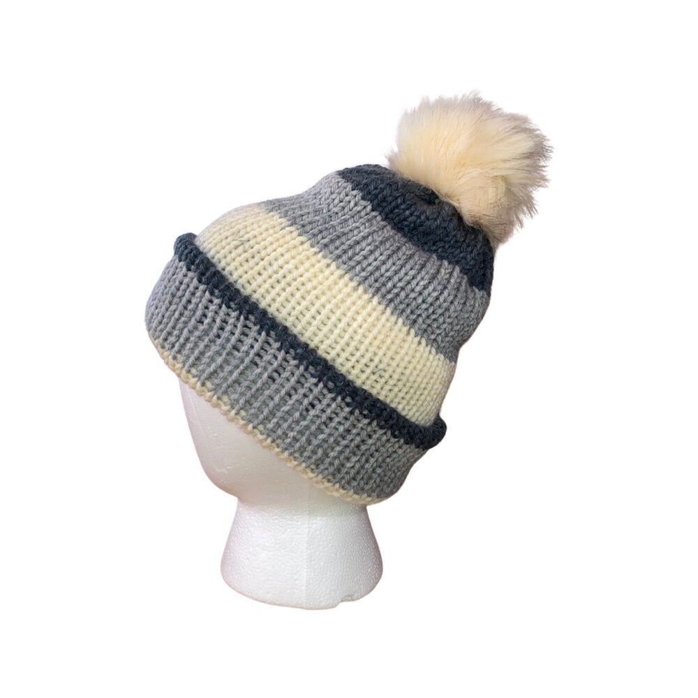 Handmade Knit Winter Stocking Cap Beanie Hat
